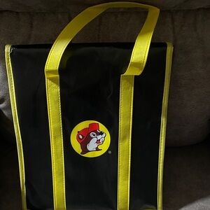 Buc-ees Black and Yellow insulated Tote Bag